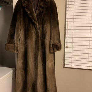 Stunning Full Length Sheared Beaver Coat